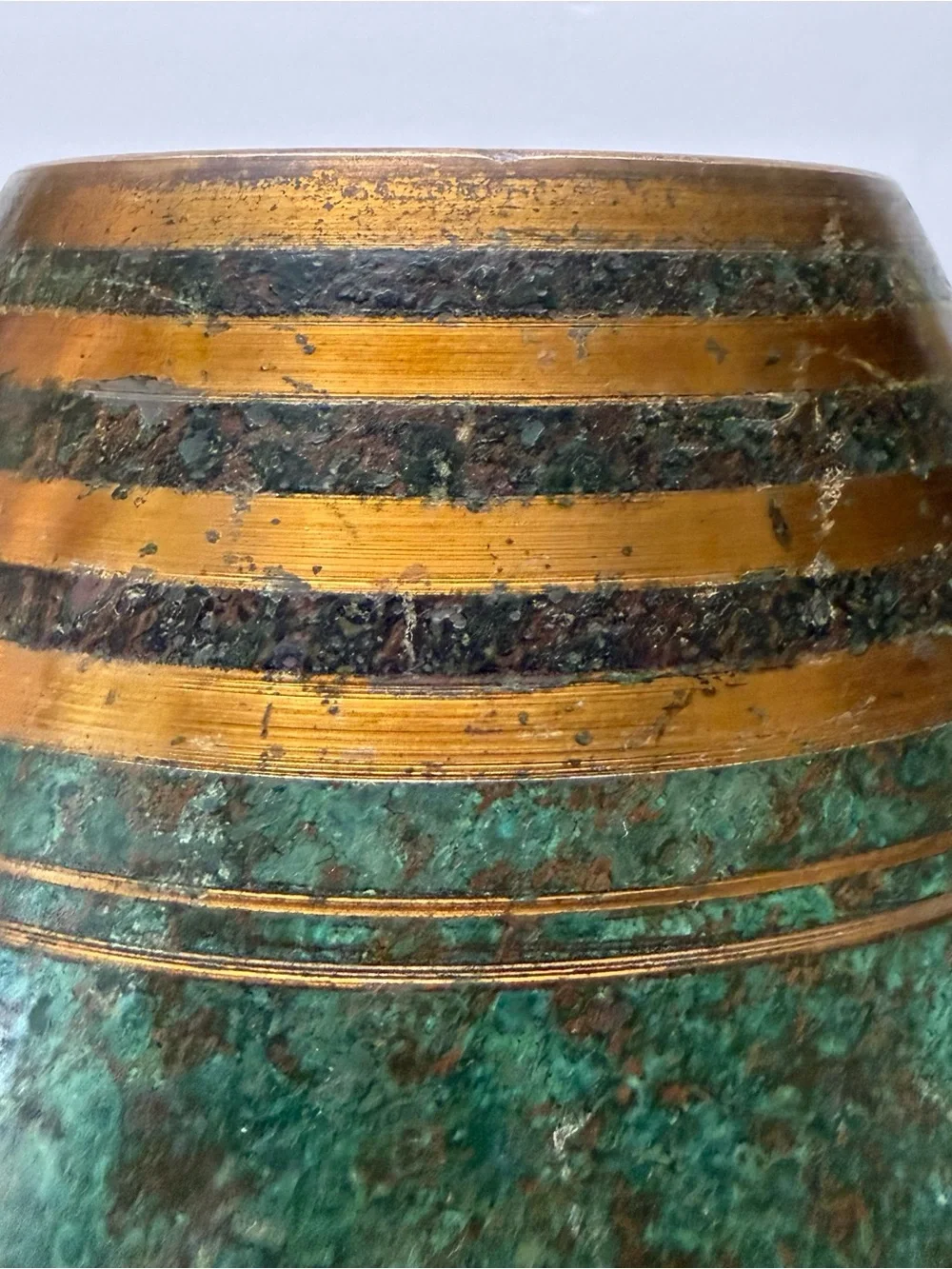 Vintage Carl Sorensen Signed Art Deco Bronze Vase - Picture 10 of 14